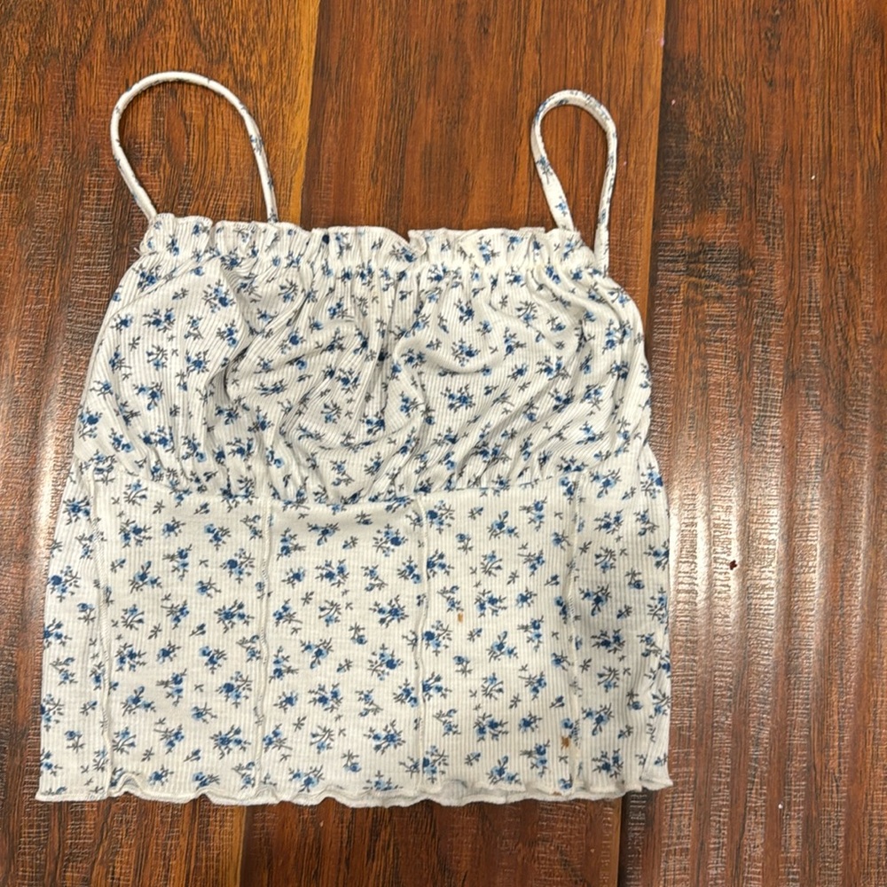 Women’s Vacation Tank Top Flowers Design